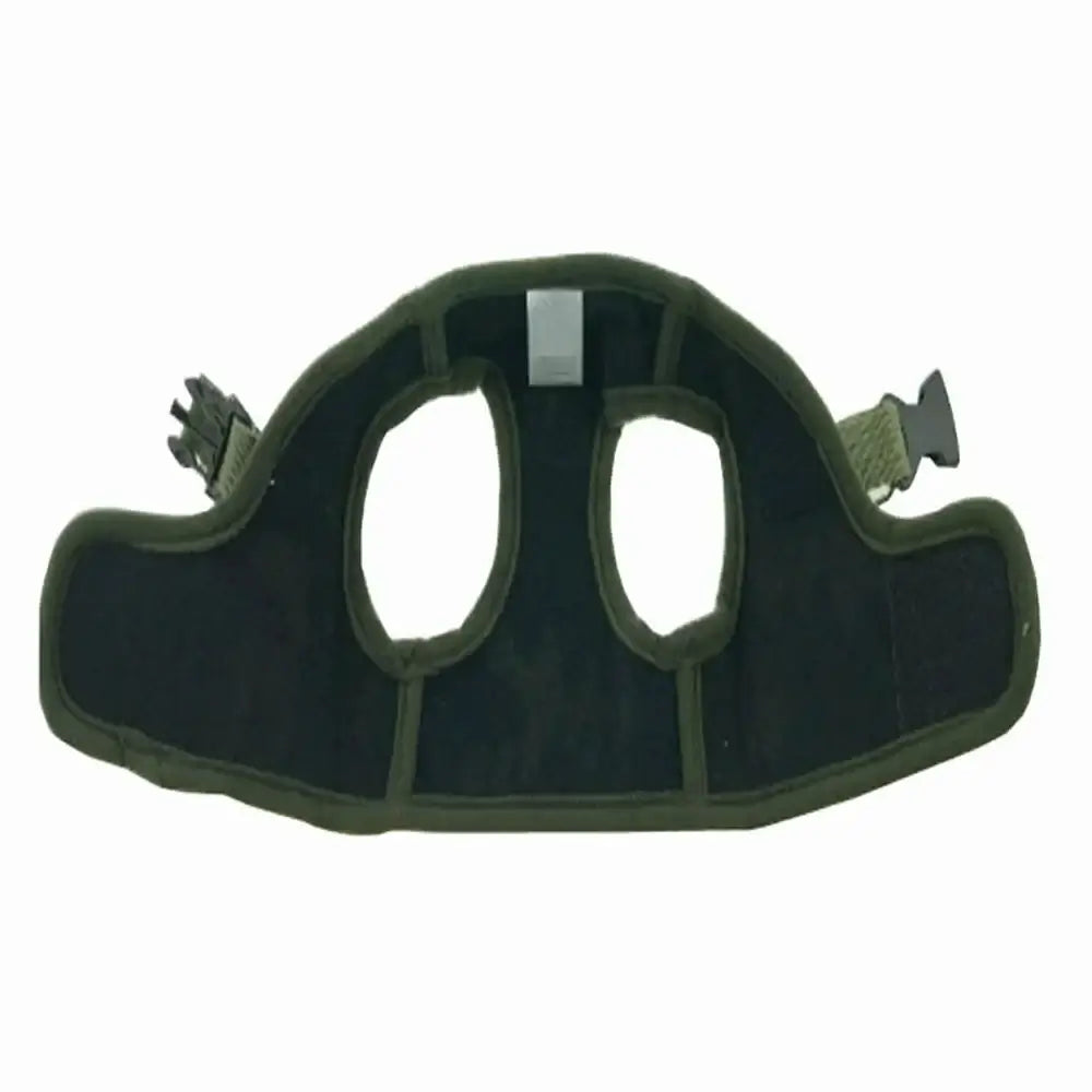 small dog harness leash set army green padded chest vest for puppies and cats