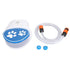 Outdoor Dog Water Fountain Dog Foot Step Water Feeder 2 Water Dispensing Modes Convenient Paw Activated Sensitive for Lawn