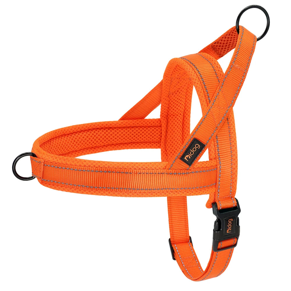 Reflective Nylon Dog Harness No Pull Dog Harnesses Vest Escape Proof Quick Fit Pet Strap Harness for Small Medium Large Dogs