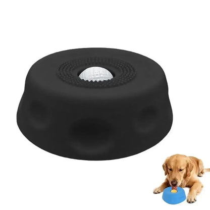 Liquid Slow Dog Bowls Anti-overflow Slow Feeder Anti-slip Ball-shaped Dog Licking Bowl For Healthy Eating