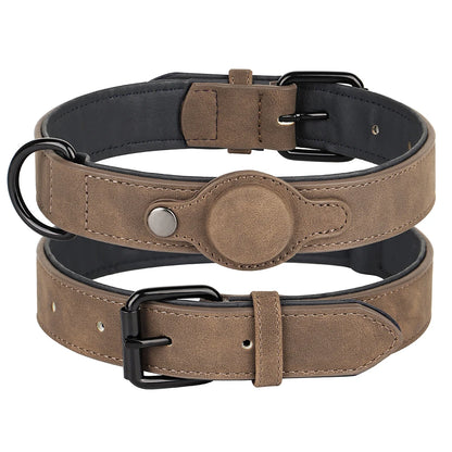 Dog Collar High Quality PU Leather Pet Collars Anti-lost Tag Collar Adjustable for Small Medium Dogs Chihuahua Pug Accessories