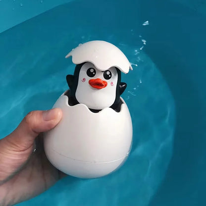 baby bath water spray toy penguin egg sprinkler for kids bath shower play and water fun