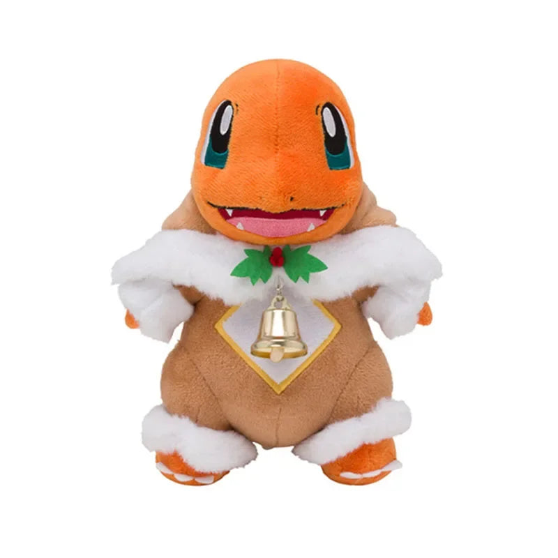 Pokemon plush toys Charmander Christmas Sawsbuck poncho stuffed plush doll for kids gift