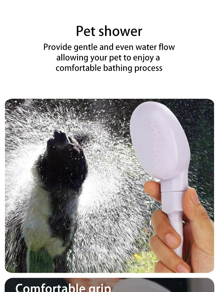 pet shower pet shower sprayer for gentle even water flow and comfortable dog bathing