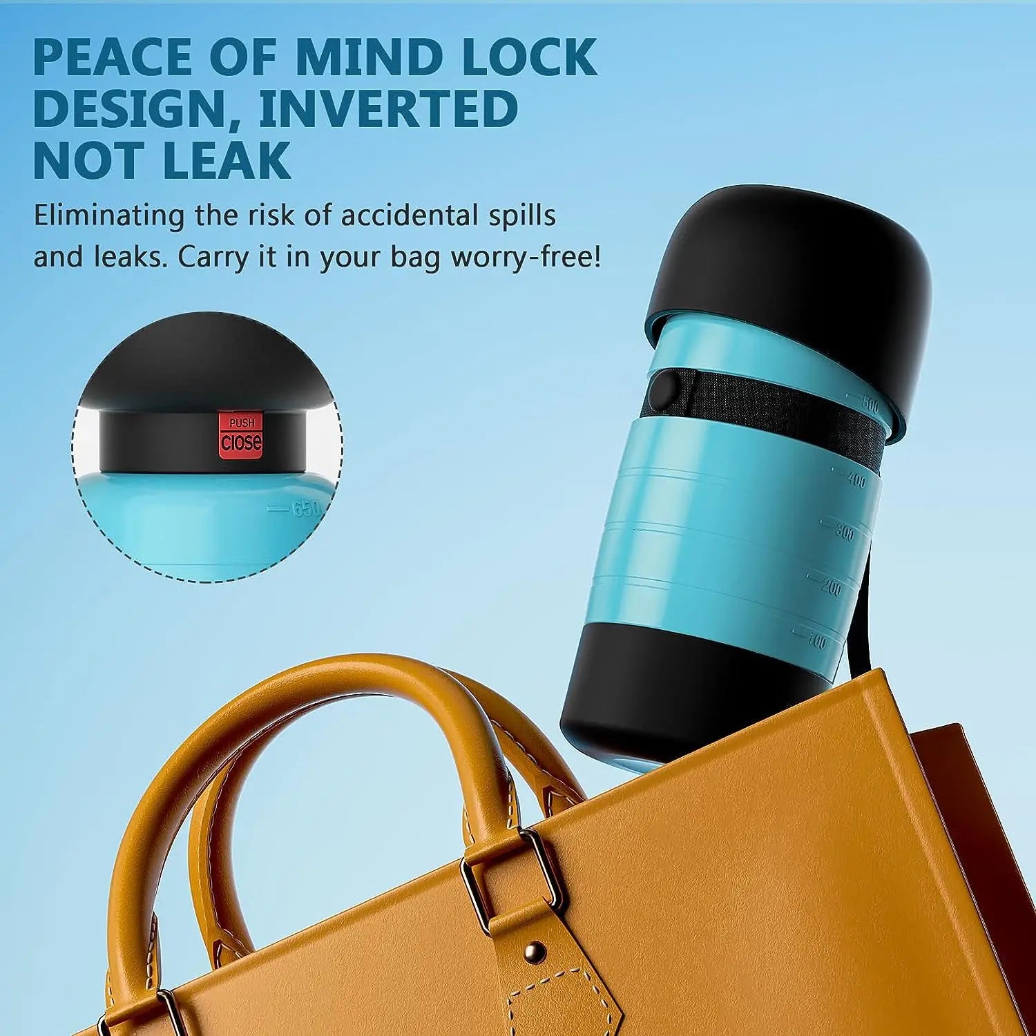 Upgraded Dog Water Bottles, Portable, Accompanying Pet Water Cup for Going Out, Outdoor Water Cup, Food Travel Bowls, 650ml in a handbag.