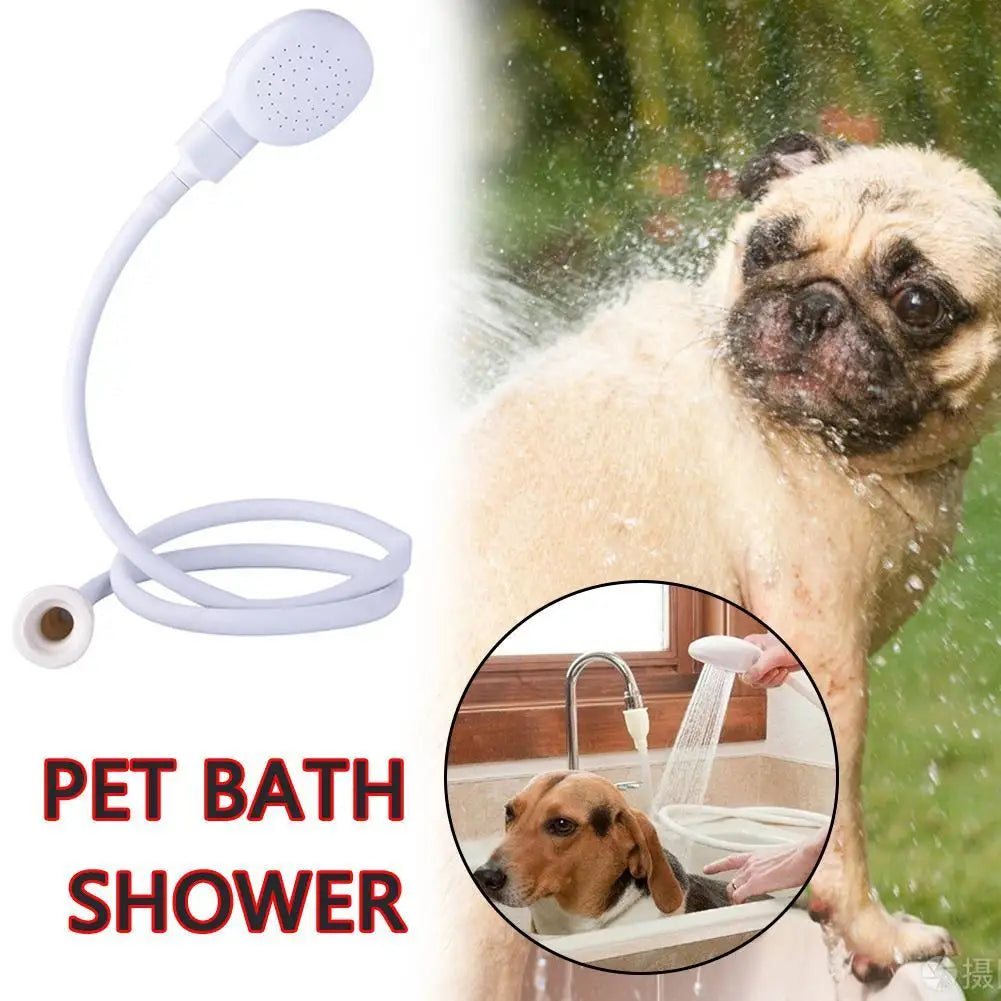 pet bathing shower for dogs and cats, multifunctional grooming sprayer for easy pet cleaning