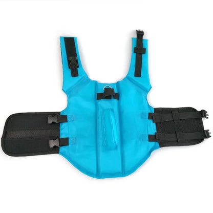 Dog Life Jacket Shark Fin Puppy Life Jacket Adjustable Dog Swimming Safety Jacket with Handle Dog Surfing Vest