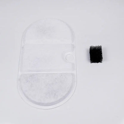 PETLIBRO PLWF002 replacement filters white plastic cat water fountain filter with sponge, compatible with 2.1L capsule pet fountain