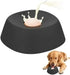 Black 1PC slow feeder dog bowl for liquid treats, non-slip 3/4 cup lick toy for bone broth, ice cream, yogurt