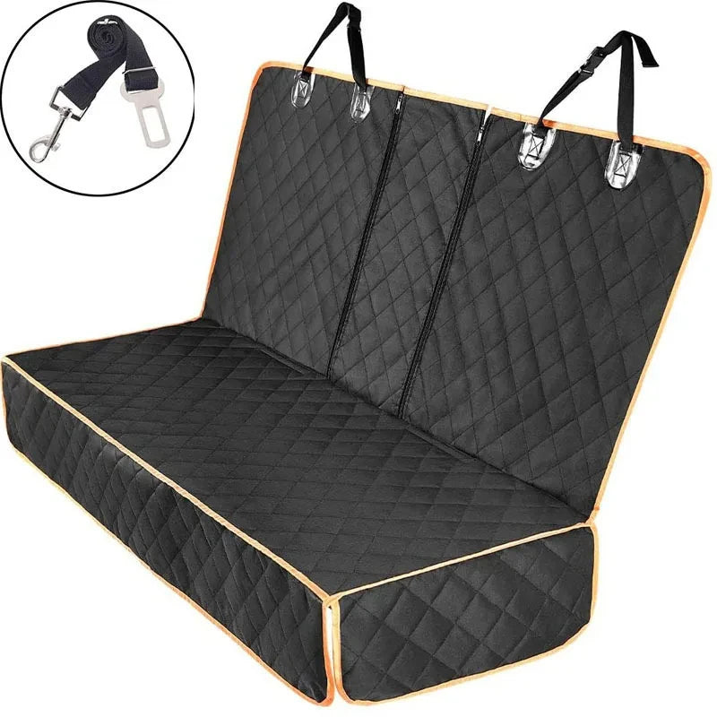 Car Dog Seat Cover For Back Seat Waterproof Auto Rear Pet Seat Protector Mat Nonslip Universal Safety Carrier For Outing Dogs
