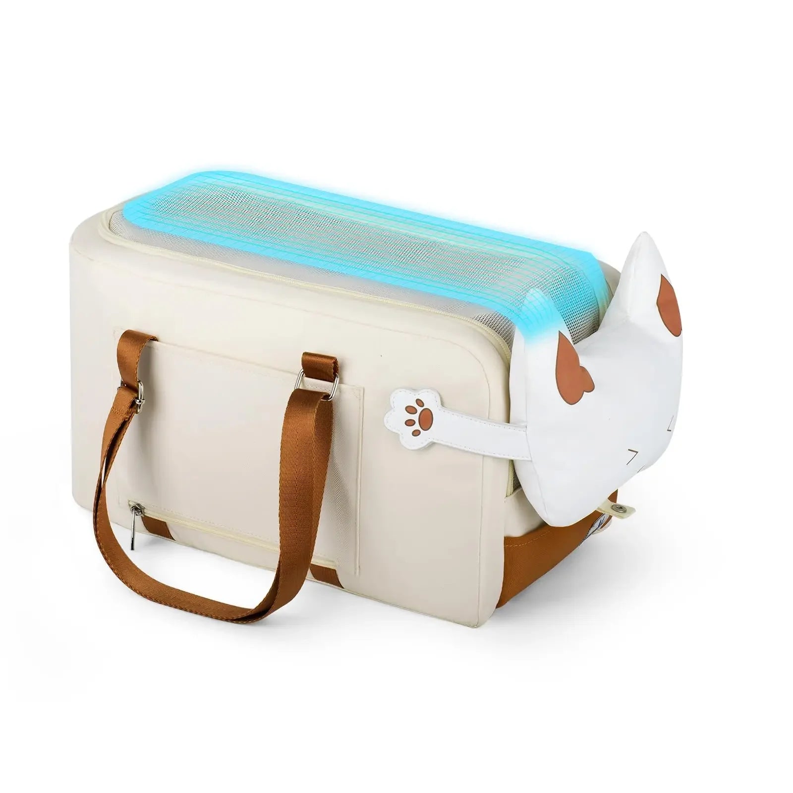 Dog car seat center console dog seat with double protection seat belt comfortable bow neck pillow suitable for dog cat puppy