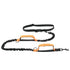 Retractable Hands Free Dog Leash For Running Double Handles Elastic Cord Reflective Large Dog Leash Pet Supplies