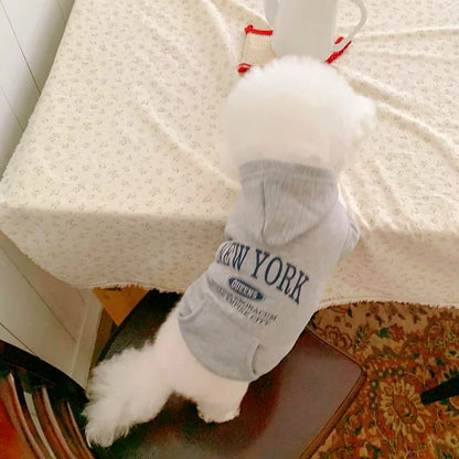 Fashion Dog Hoodies Comfortable Pet Clothes for Small Dogs Soft Sweatshirt Puppy Outdoor Yorkshire Chihuahua Costume Pet Supply