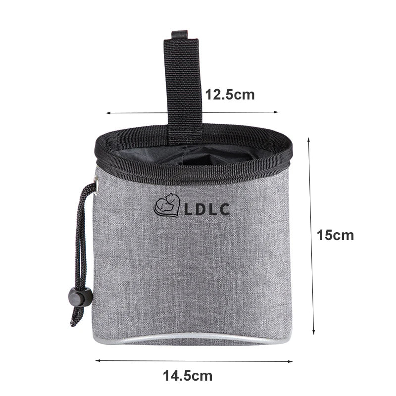 Dog Treat Training Pouch Easily Carries Pet Toys, Kibble, Treats Built In Poop Bag Dispenser Outdoor Dog Trainings Bag dimensions