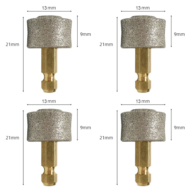 dog nail grinder replacement head copper cylindrical 21mm 4pcs pet nail grinder accessories