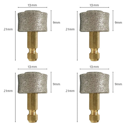 dog nail grinder replacement head copper cylindrical 21mm 4pcs pet nail grinder accessories