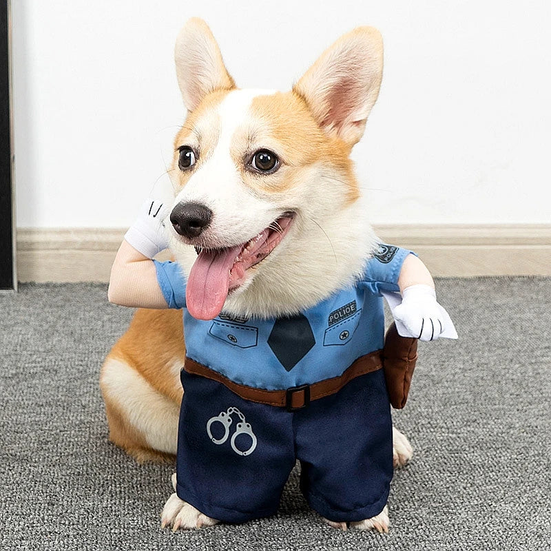 Funny Cat Clothes Dog Cat Cosplays Clothes Pet Jumpsuit Suit Halloween Dog Dress Chihuahua French Bulldog Dog Outfits Clothing