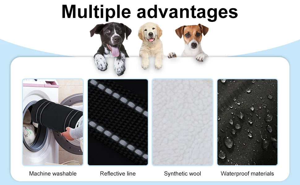 Dog Lift Harness Adjustable Dog Sling for Back Legs Support Rehab Harness for Weak Rear Legs Pet Aid Assist Tool For Elderly Dog features.