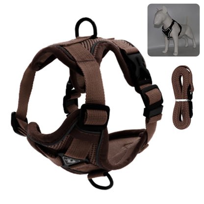 Fashion Reflective Cat Harness and Leash Sets Breathable Mesh Pet Harnesses for Small Dogs Cats Kitten Accessories collier chat