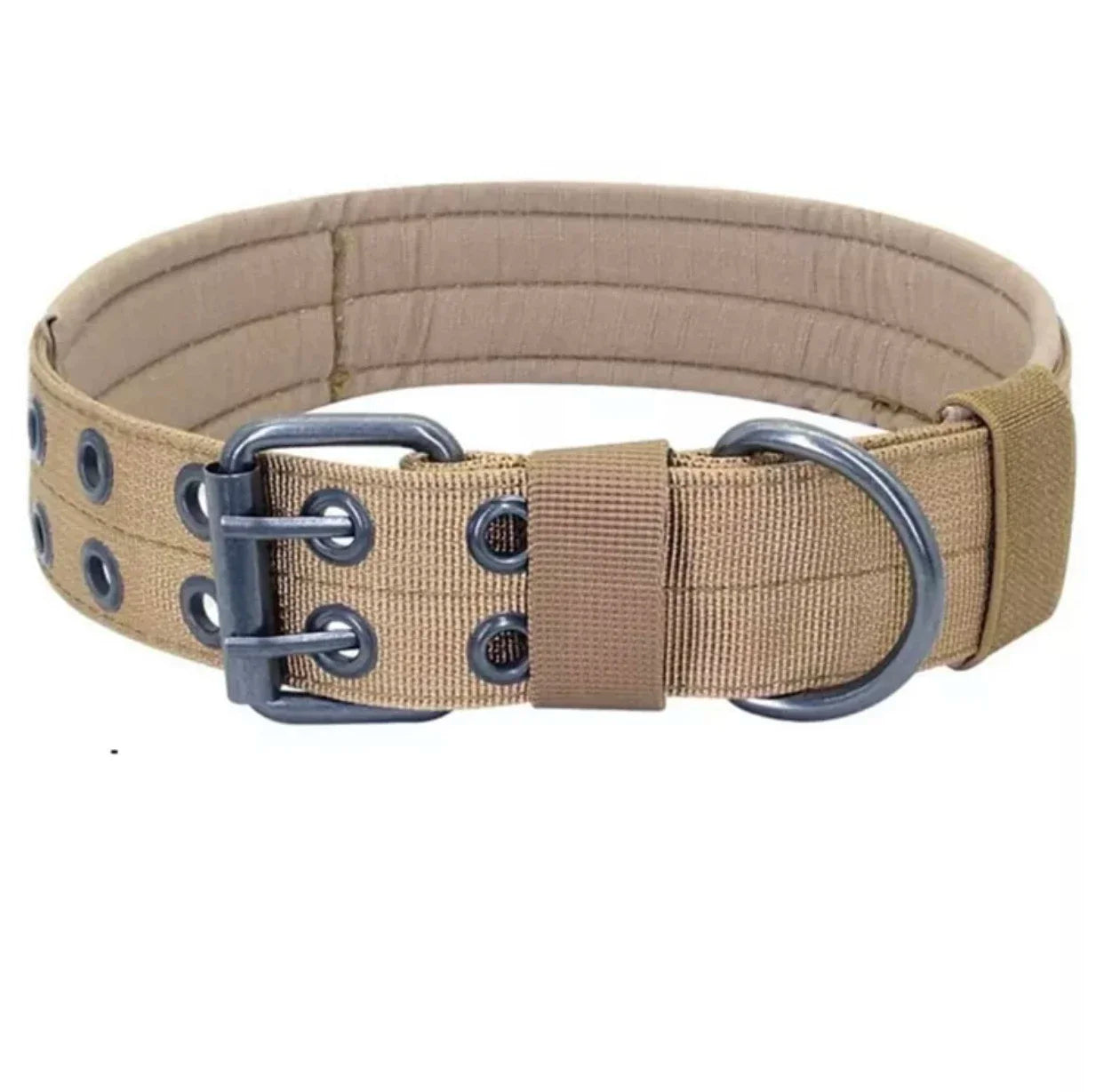 Reflective tactical dog collar, heavy-duty nylon adjustable military collar for training and German Shepherds