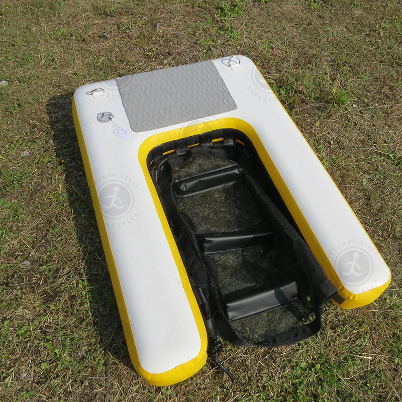 Inflatable Floating Dock Summer Dog Water Pools Platform Docks Swimming Equipment