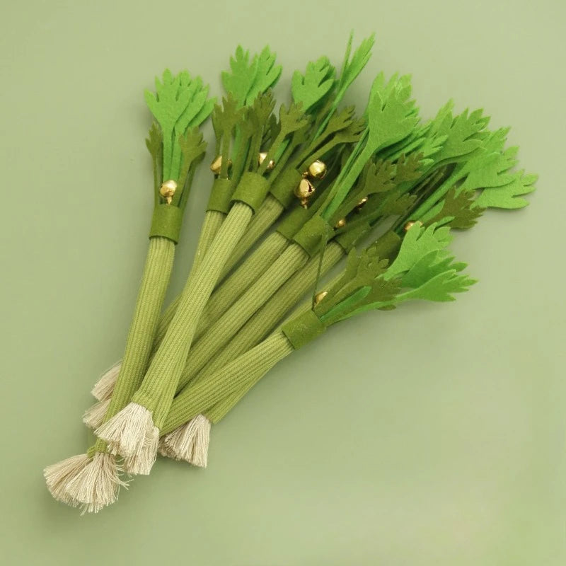 silver vine cat chew toy set of 2 green squeaky cat chew sticks for kitten teeth cleaning and play