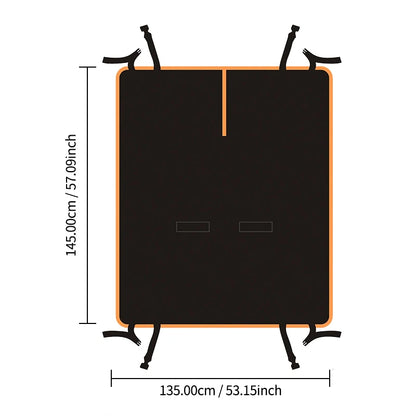 Dog Car Seat Cover for Back Seat,Oxford Cloth Durable Scratchproof Dog Hammock,Pet Seat Cover Protector for Cars,Trucks and SUVs dimensions