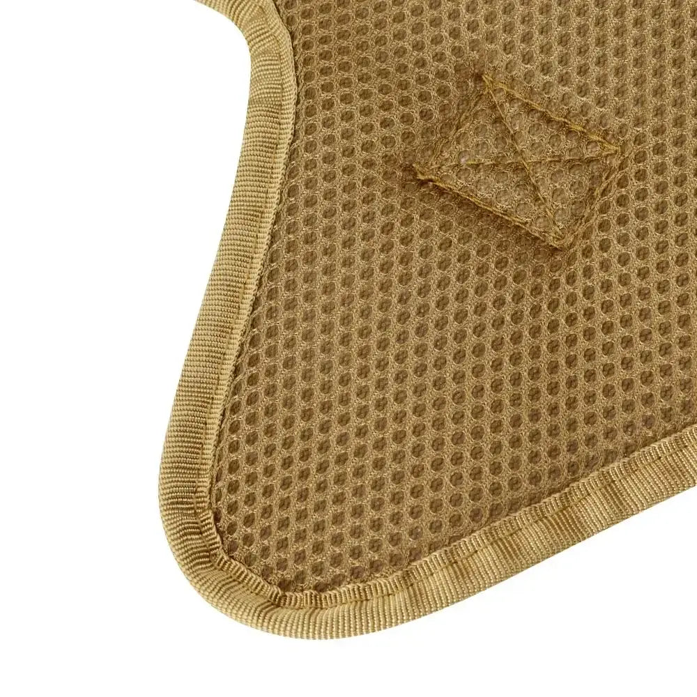Tactical dog harness padded nylon vest with breathable mesh and durable stitching for large dogs and training