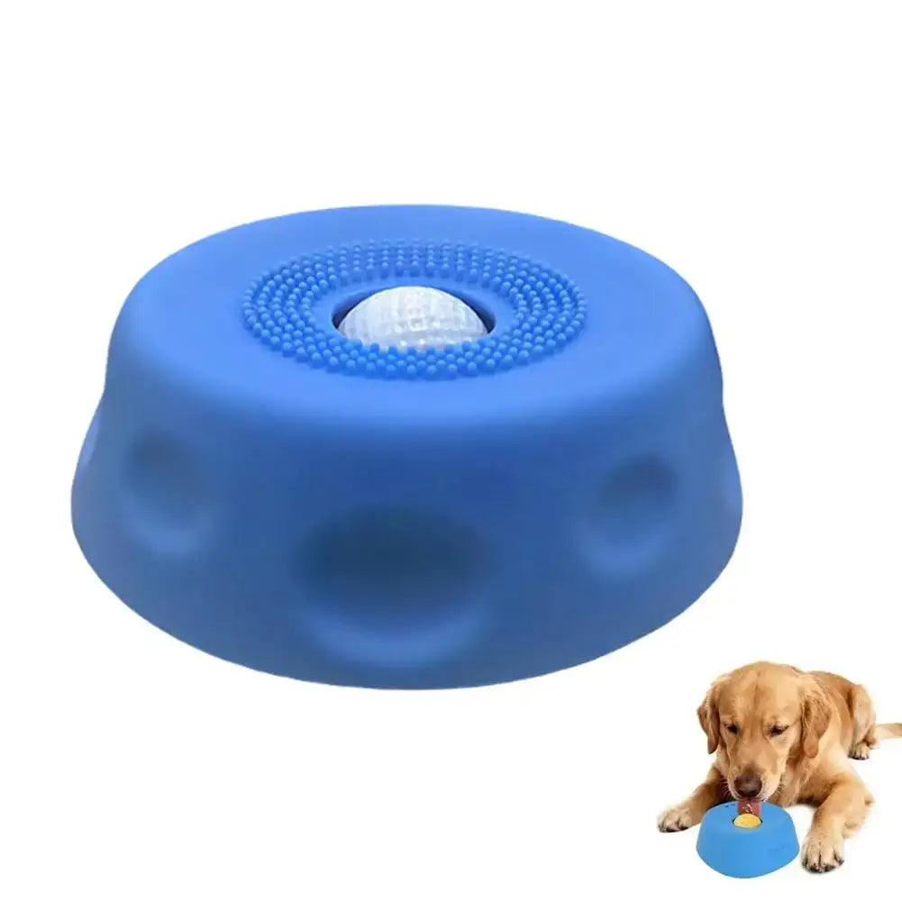 Liquid Slow Dog Bowls Anti-overflow Slow Feeder Anti-slip Ball-shaped Dog Licking Bowl For Healthy Eating