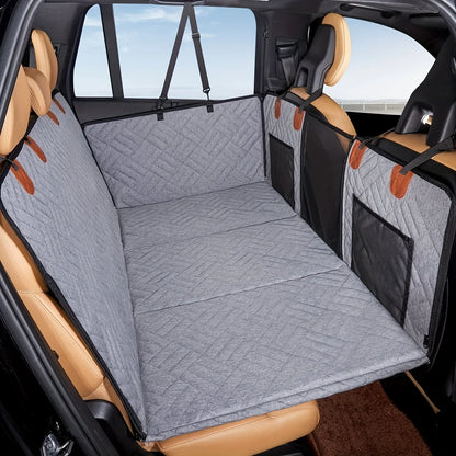 Dog Seat Cover Car Seat Cover For Pets,Waterproof Pet Seat Cover Hammock Scratch Proof Nonslip Durable Soft Pet Back Seat Covers in car.
