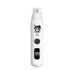 White electric dog nail grinder with digital display, 3-speed low vibration rechargeable USB-C pet nail trimmer for cats and dogs