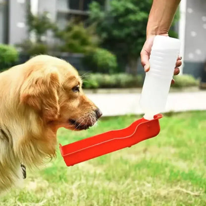 portable dog water bottle for outdoor walking, travel pet drinking cup for dogs and cats