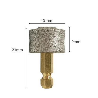 Dog nail grinder replacement head copper cylindrical wheel 21mm length, 13mm wide, 9mm grinding head