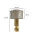 Dog nail grinder replacement head copper cylindrical wheel 21mm length, 13mm wide, 9mm grinding head