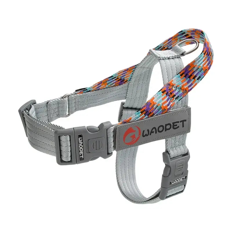 No pull dog harness for heavy medium large dogs, New galaxy color reflective durable nylon walking harness