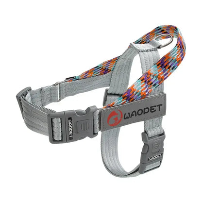 No pull dog harness for heavy medium large dogs, New galaxy color reflective durable nylon walking harness