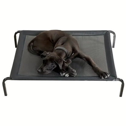 elevated dog bed for all seasons breathable washable moisture proof pet cot for large dogs
