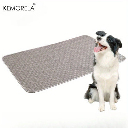 washable pet training pad for dogs, reusable leak-proof pee mat for crate, car, and all sizes