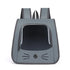 breathable pet carrier backpack gray 35cm cat backpack for small dogs, oxford cloth, zipper, portable shoulder carrier