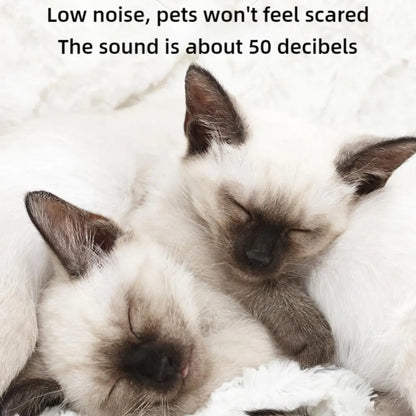 usb charging dog nail grinder for quiet pet grooming, low-noise 50dB nail trimmer for dogs and cats
