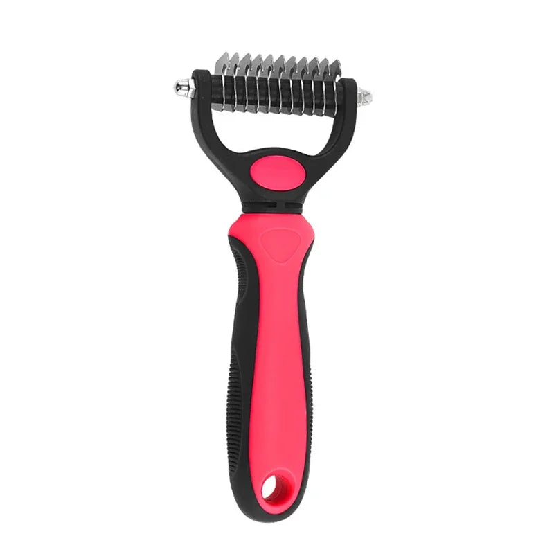 Pet Deshedding Brush Cat Comb Self Cleaning Hair Remover Grooming Tool for Dog and Cats De-Matting Comb Cleaning Pets Supplies