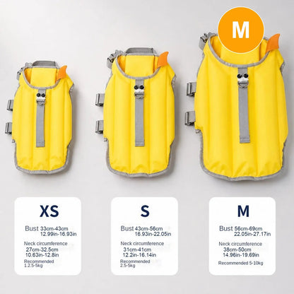 Dog Life Jacket Adjustable High Buoyancy Waterproof Dog Floating Vest Water Jacket For Puppy Small Medium Pet Pool Outdoor Lake