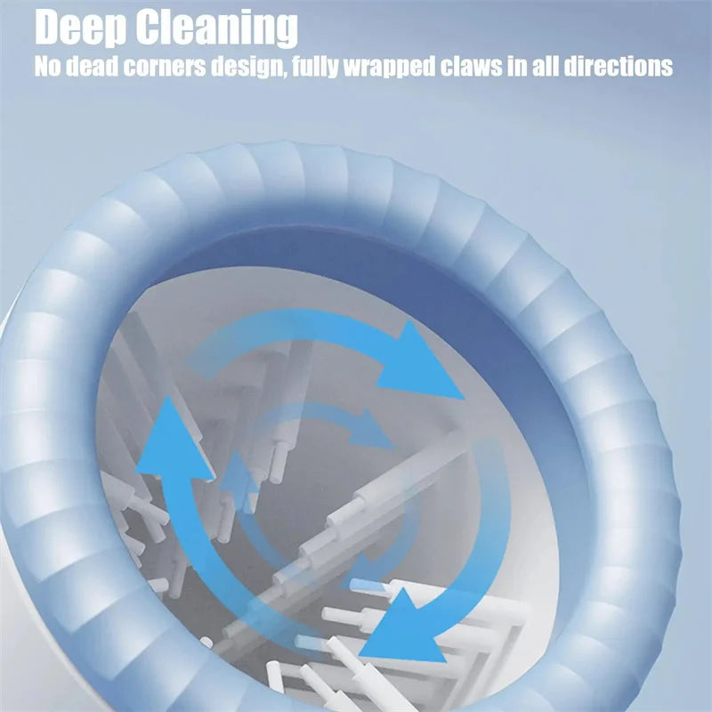 automatic pet paw cleaner deep cleaning silicone brush cup for removing mud and debris from dog and cat paws