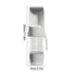 Grey portable dog water bottle with food container for travel, 29cm tall plastic pet water cup for dogs and cats