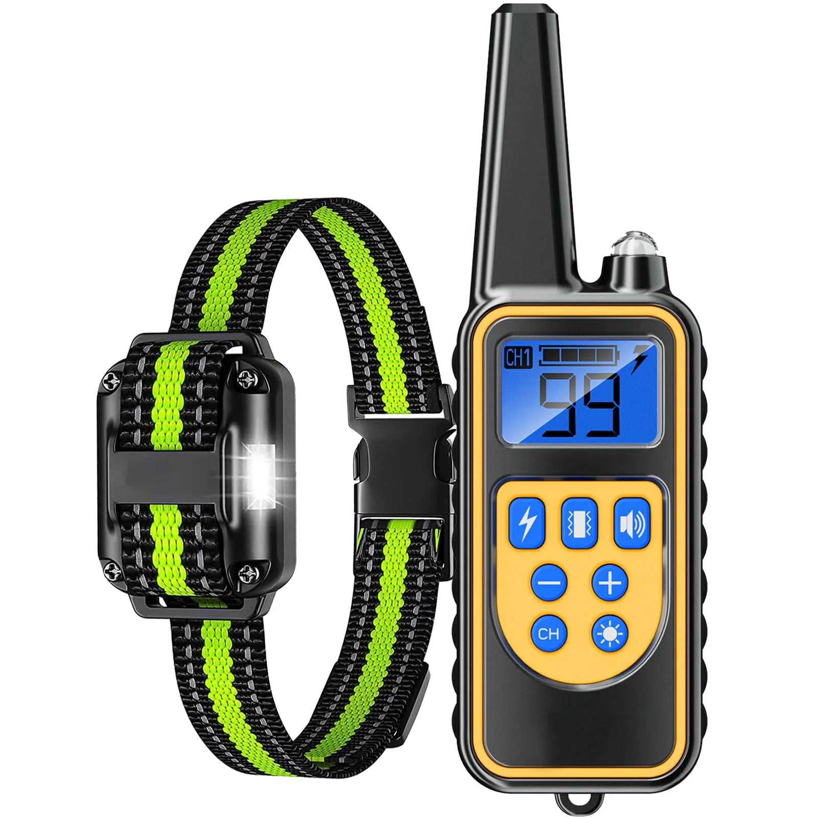 Dog Training Collar with Remote, Waterproof Shock Collar for Large Medium Small Dogs, Training Collar fo Smart Dog Shock Collar.