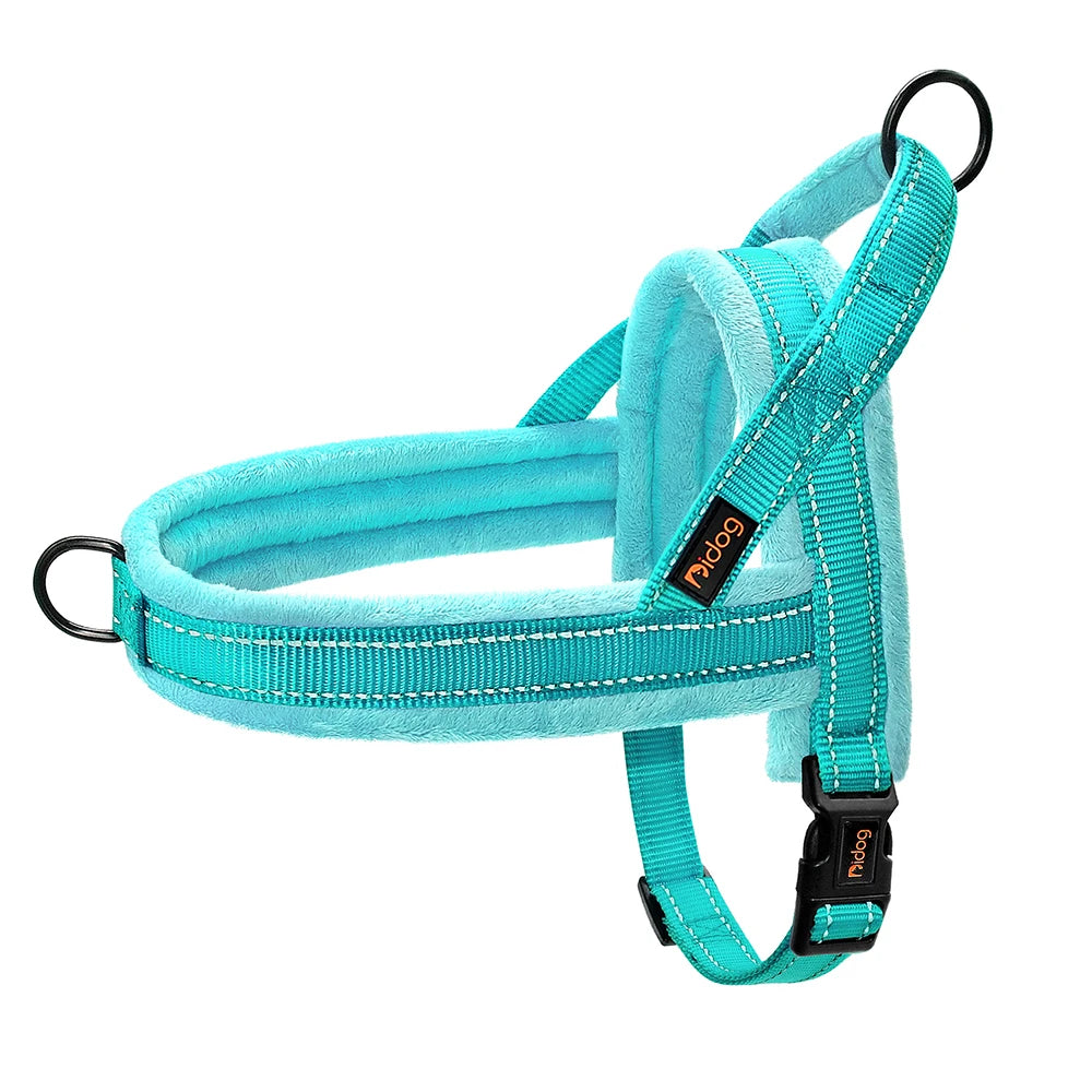 Warm Winter Dog Harness No Pull Dog Harnesses Vest Soft Padded Pet Harnesses Vests Reflective For Small Large Dogs Bulldog Pug