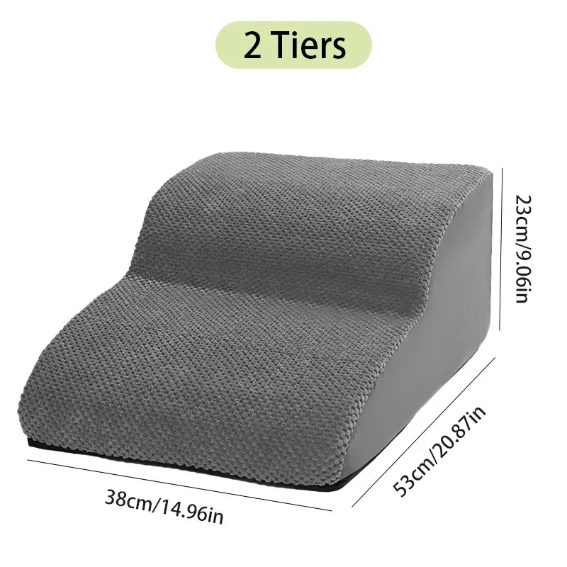 Dogs Stairs Pet 2/3 Steps Stairs for Small Dog Old Dog Ramp Ladder Anti-slip High Bed Removable Dogs Climbing Stair Ramp Stair
