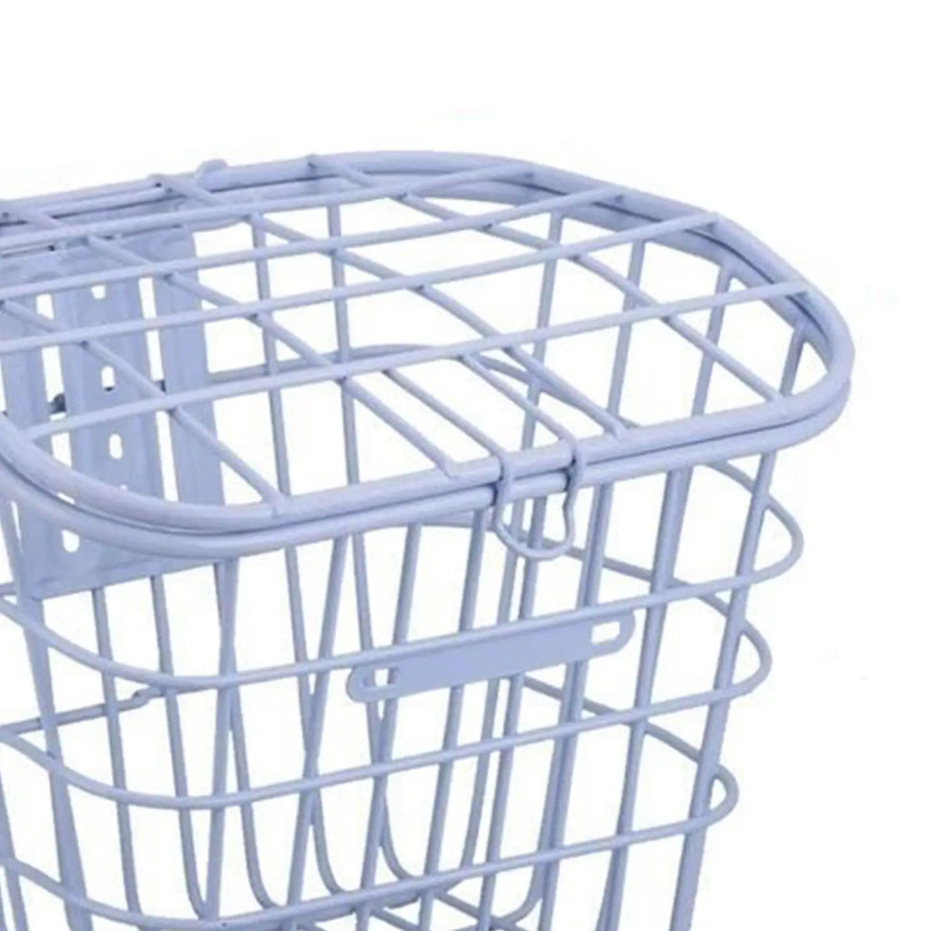 Front Bike Basket with Lid Biking Dogs Carrier Easy Install Bicycle Basket for Luggage Mountain Road Bikes Travel Camping Hiking