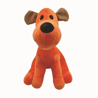 Pocoyo plush doll 22cm orange Barto dog stuffed toy for children, soft kawaii movie TV plush animal