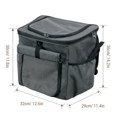 Dog Bike Basket Pet Oxford Cloth Carrier Backpack Expandable Puppy Backpack Pannier for Small Medium Cats Dogs